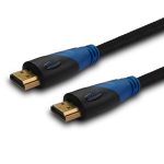 Savio CL-02 HDMI cable 1.5 m HDMI Type A (Standard) Black, Blue