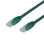 Deltaco TP-607G networking cable Green 0.75 m Cat6 U/UTP (UTP)