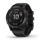 Garmin fēnix 6 Pro 3.3 cm (1.3") 260 x 260 pixels Black Wi-Fi GPS (satellite)