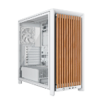 Corsair FRAME 4000D WOOD RS Midi Tower Wood, White