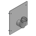 Ergonomic Solutions Base plate SP1 for C&P mount