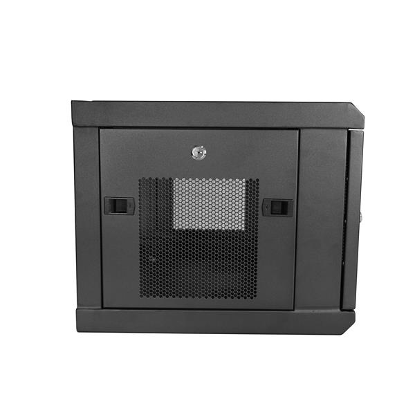 StarTech.com 2 Post 6U 19&quot; Wall Mount Network Cabinet - 15&quot; Deep Locking IT Switch Depth Enclosure - Vented Computer/Electronics Equipment Data Rack w/Shelf &amp; Hook &amp; Loop Tape /Assembled