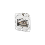 METZ CONNECT E-DAT 2x UP0 Cat.6A socket-outlet RJ-45 Silver