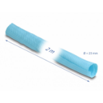 DeLOCK Woven Sleeve self-closing heat-resistant 2 m x 25 mm blue