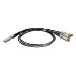 D-Link QSFP+ / 4xSFP+, 1m InfiniBand/fibre optic cable QSFP+ 4 x SFP+ Black