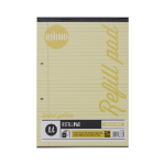 Rhino A4 Special Refill Pad 50 Leaf Yellow Tinted Paper F8M (Pack of 36)