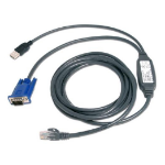 Vertiv Avocent USBIAC-15 KVM cable Black, Blue 4.5 m