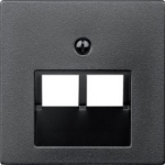 Merten 298014 wall plate/switch cover Anthracite
