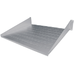 Intellinet 19" Cantilever Shelf, 2U, 2-Point Front Mount, 400mm Depth, Vented, Max 25kg, Grey, Three Year Warranty