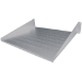 Intellinet 19" Cantilever Shelf, 2U, 2-Point Front Mount, 400mm Depth, Vented, Max 25kg, Grey, Three Year Warranty
