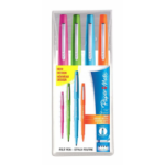 Papermate Flair Original felt pen Medium Blue, Green, Orange, Pink