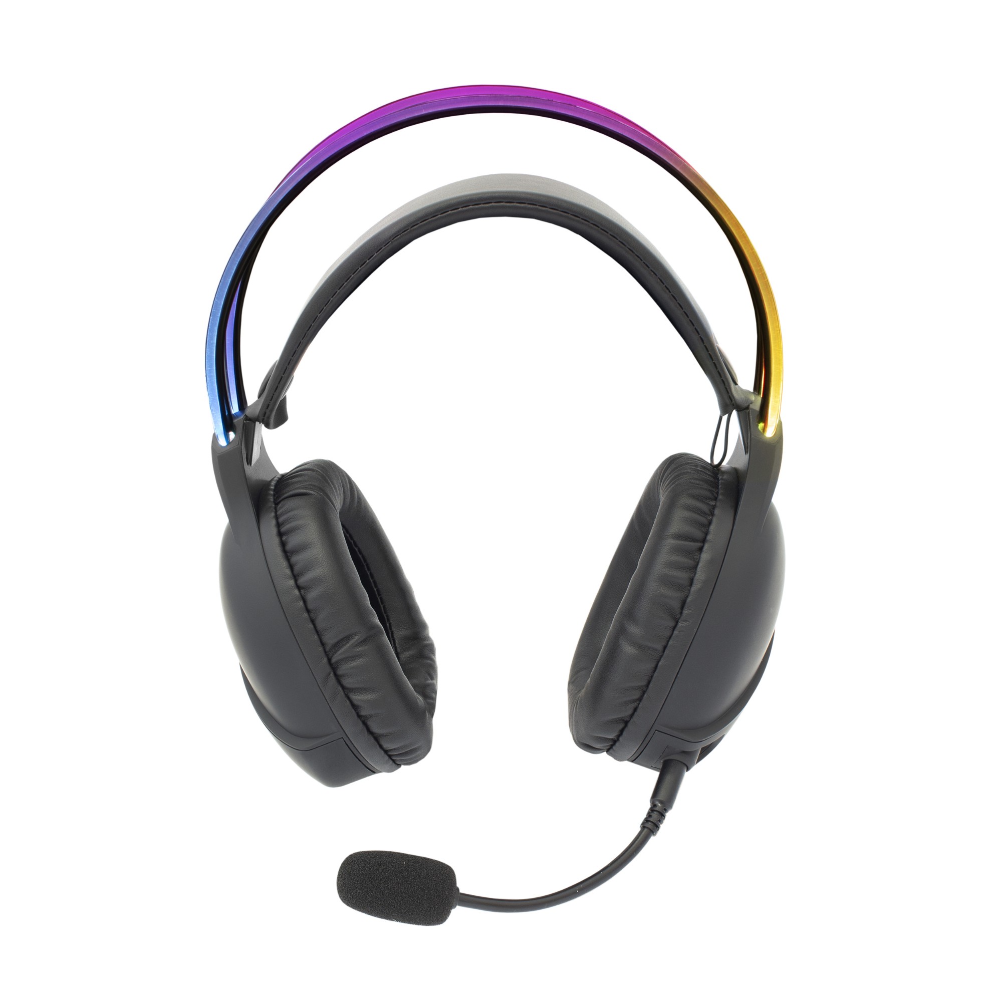 White Shark OX headphones/headset Wired Helmet Gaming Black