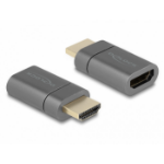 DeLOCK 66684 tussenstuk voor kabels HDMI Type A (Standard) HDMI Type A (Standaard) Grijs