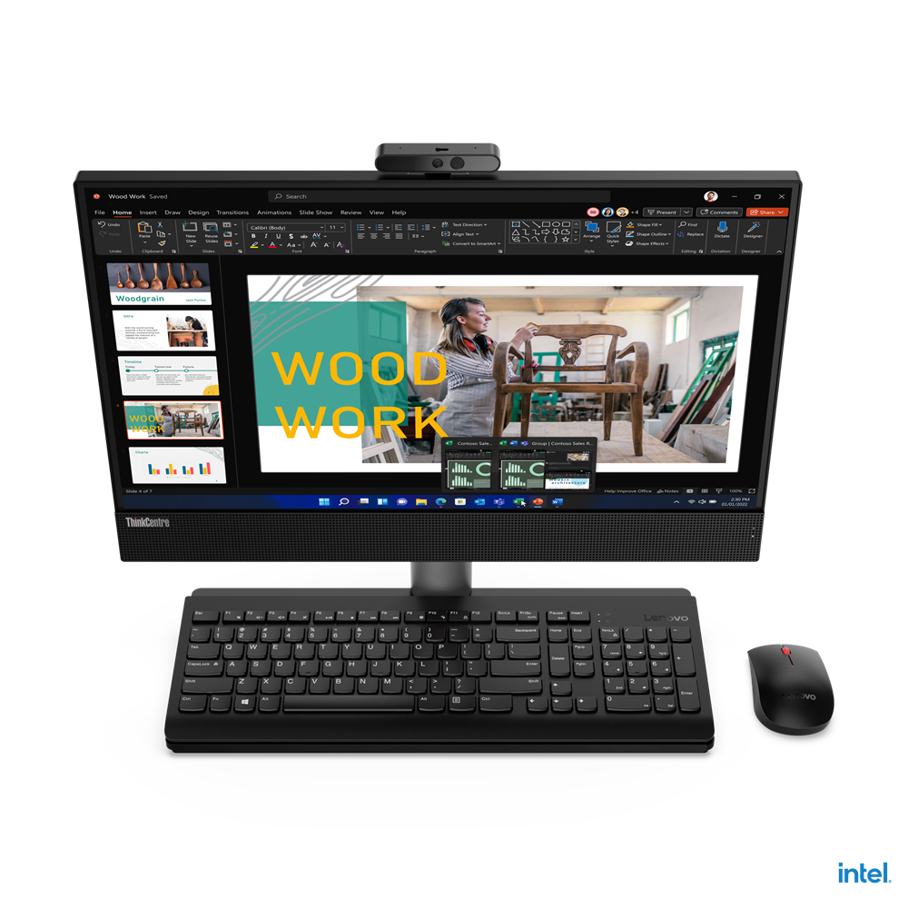 Image of Lenovo ThinkCentre M70a Gen 3 Intel® Core i5 i5-12500 54.6 cm...