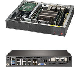 Supermicro SuperServer E300-9D-4CN8TP Intel SoC Black