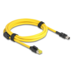 DeLOCK 81251 networking cable Black, Yellow 2 m Cat6