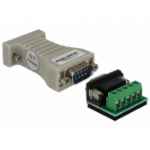 DeLOCK 62920 tussenstuk voor kabels RS-422/485 RS-232 Zwart