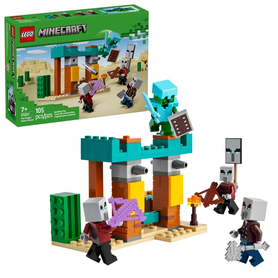 LEGO Minecraft 21267 Pustynny patrol z