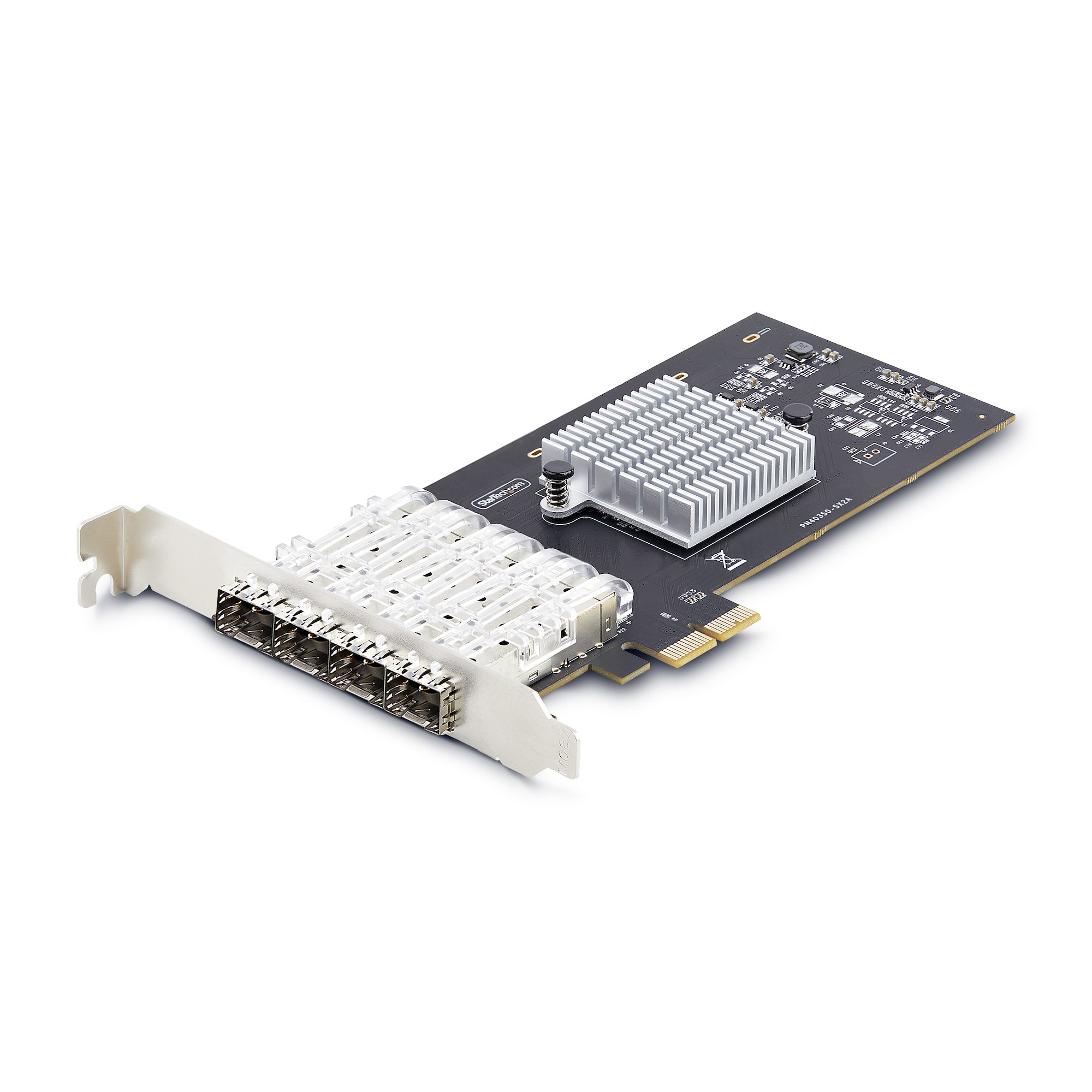 Image of StarTech.com 4-Port GbE SFP Network Card, PCIe 2.0 x2, Intel...