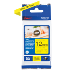 Brother TZE-631S DirectLabel black on yellow Laminat 12mm x 4m for Brother P-Touch TZ 3.5-18mm/6-12mm/6-18mm/6-24mm/6-36mm