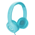 Trust WIRED KIDS HEADPHONES NOUNA BLUE WITH SAFE VOLUME LIMIT STICKERS INCLUDED 25278