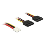 DeLOCK 0.3m, Floppy 4p/2x SATA 15p