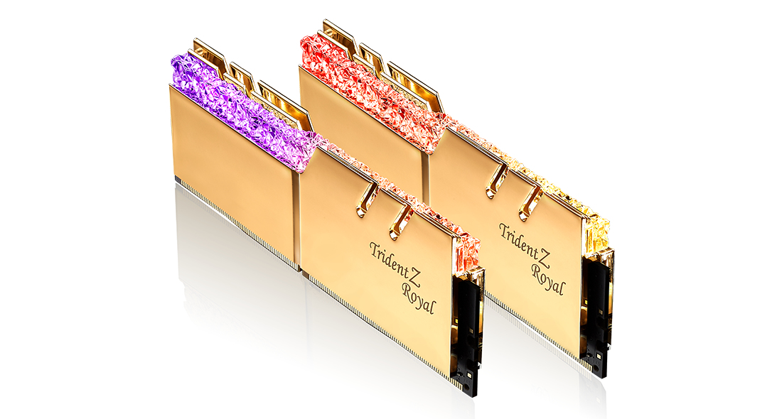 G.Skill Trident Z Royal F4-2666C19D-64GTRG memory module 64 GB 2 x 32 GB DDR4 2666 MHz