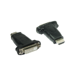 Alcasa DVI-HDMI tussenstuk voor kabels DVI 24+1 Zwart