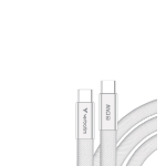Verbatim Sync & Charge SoftTouch Cable 60W USB-C to USB-C | 120cm | White