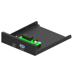 Gembird FDI3-U3C-01 geheugenkaartlezer USB Intern Zwart