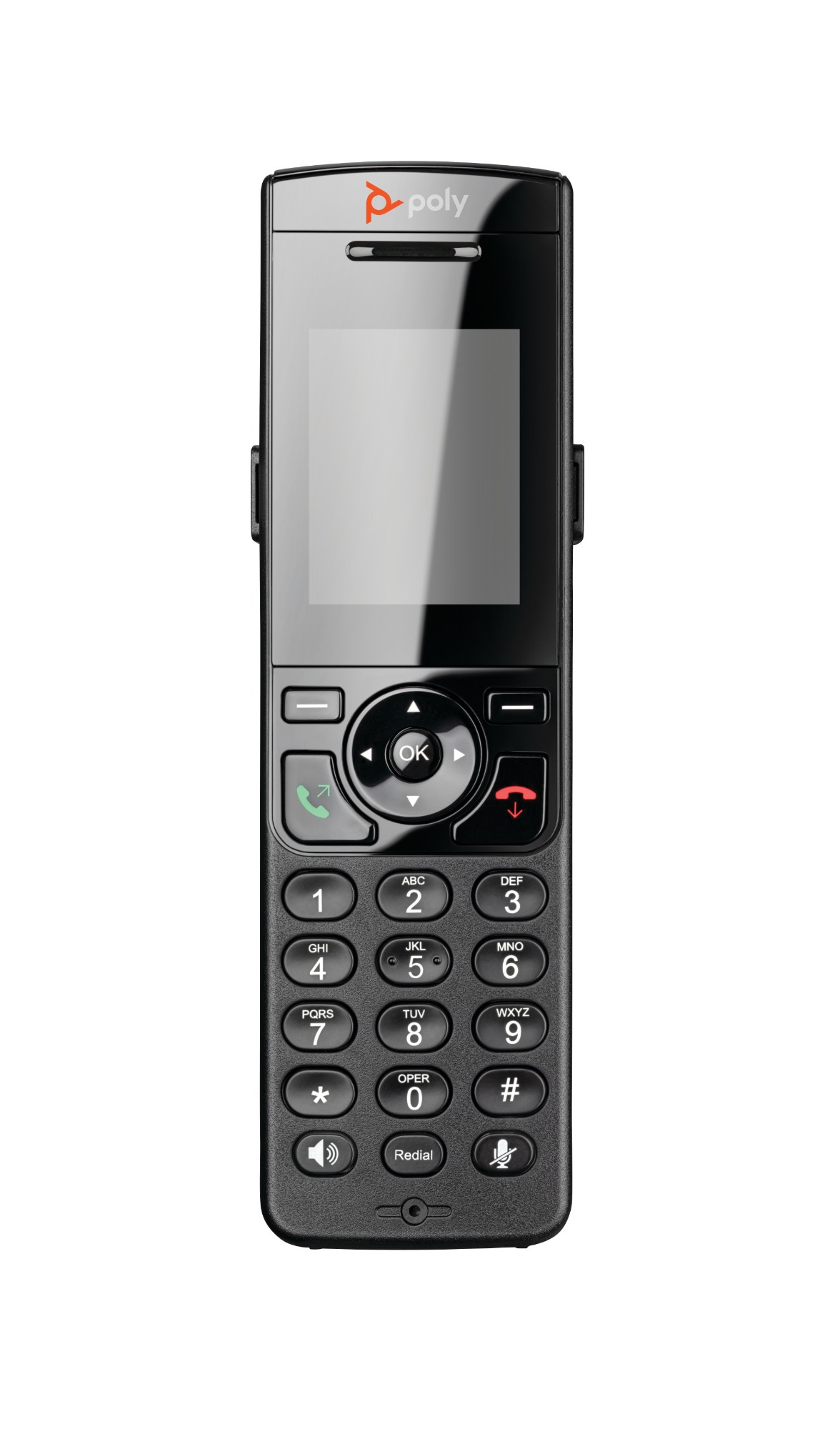 Poly VVX D230 DECT 1880-1900 MHz Base Station and DECT Phone Handset Kit with Power Supply