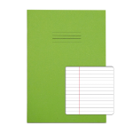 Rhino A4 Exercise Book 80 Page Light Green F6M (Pack of 50)