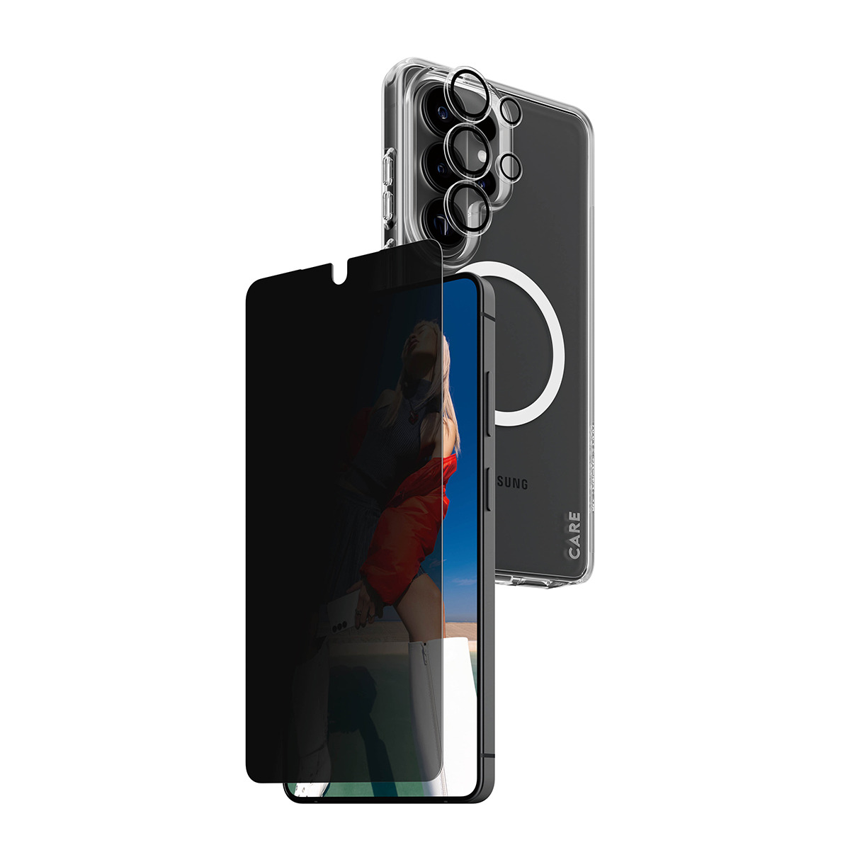 PanzerGlass ® | CARE™ by ® Privacy 3-in-1 Bundle Samsung Galaxy S26 Ultra