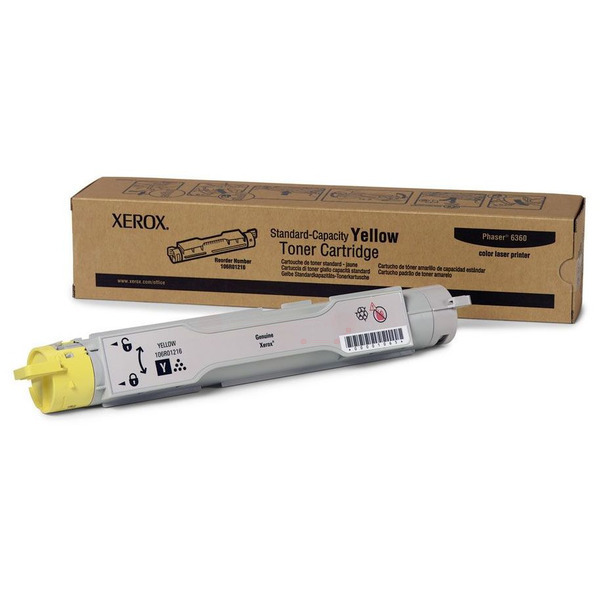 Image of Xerox 106R01216 Toner yellow, 5K pages/5% for Xerox Phaser 6360