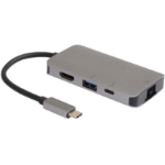 Microconnect USB3.1CCOM16 laptop dock/port replicator Wired USB 3.2 Gen 1 (3.1 Gen 1) Type-C Grey