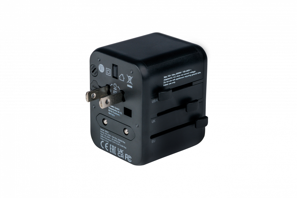 Image of Verbatim 49543 power plug adapter Universal Black