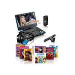 Lenco DVP-910BU Portable DVD player Convertible 22.9 cm (9") Black, Blue