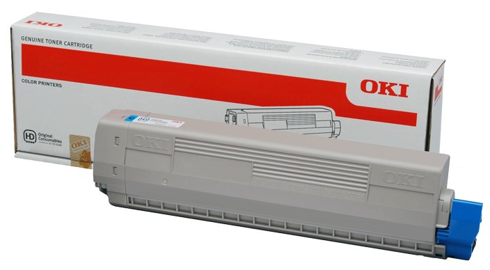 Image of OKI 44844507 Toner-kit cyan, 10K pages for OKI C 841