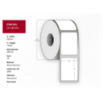 Capture CA-LB3101 printer label White