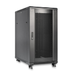 Rocstor Y10E040-B1 rack cabinet 22U Freestanding rack Black