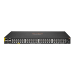 HPE 6100 48G Managed L2 Gigabit Ethernet (10/100/1000) Power over Ethernet (PoE) 1U