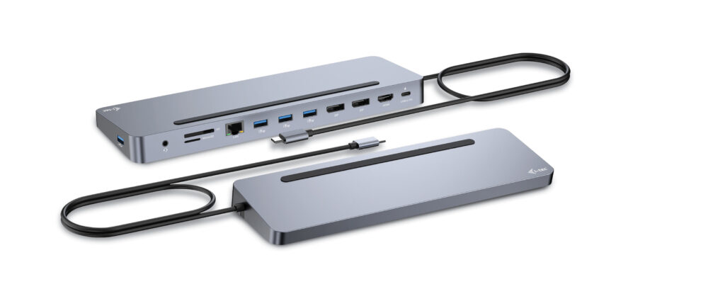 Image of i-tec USB-C Metal Ergonomic 3x 4K Display Docking Station + Power...