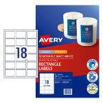 Avery 980010 printer label White Self-adhesive printer label