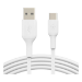 Belkin BoostCharge USB cable USB 2.0 1 m USB A USB C White