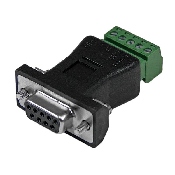 Image of StarTech.com RS422 RS485 Serial DB9 to Terminal Block Adapter - TAA