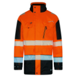 BEESWIFT DELTIC HI-VIS JACKET TWO-TONE  Orange Black L