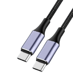 JLC JS25 USB Type-C (Male) Cable – 1m – Braided Black