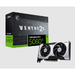 MSI nVidia GeForce RTX™ 5060 Ti 8G VENTUS 2X PLUS, PCI Express® Gen 5 x16 (uses x8), Boost: 2572 MHz, CUDA 4608 Units, 8GB GDDR7, HDMI™ x 1 (embargo)