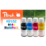 Peach PI300-1007 ink cartridge 4 pc(s) Compatible Standard Yield Black, Cyan, Magenta, Yellow