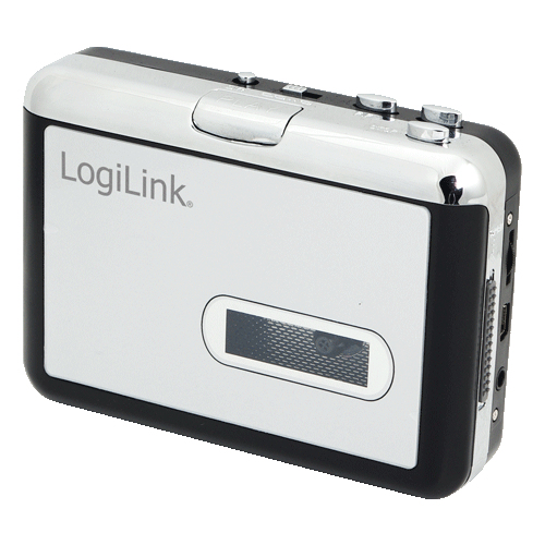 LogiLink UA0156 cassette player 1 deck(s) Black. Silver